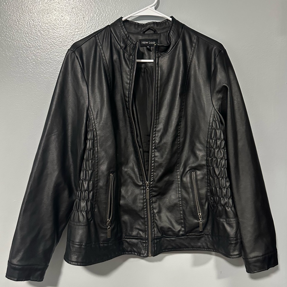 New Look Women’s Black Leather Jacket